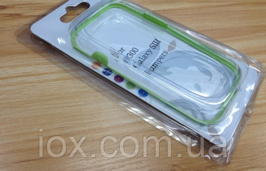 Зелений силіконовий бампер для Samsung Galaxy S3 i9300, фото 1