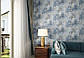 Шпалери орнамент, Метрові сірі шпалери Vinil LS Лазурит СШТ 5-1219 (1,06 х10,05м), фото 5
