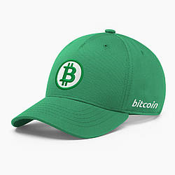 Кепка бейсболка INAL Біткоін Bitcoin BTC S / 53-54 Зелений 353