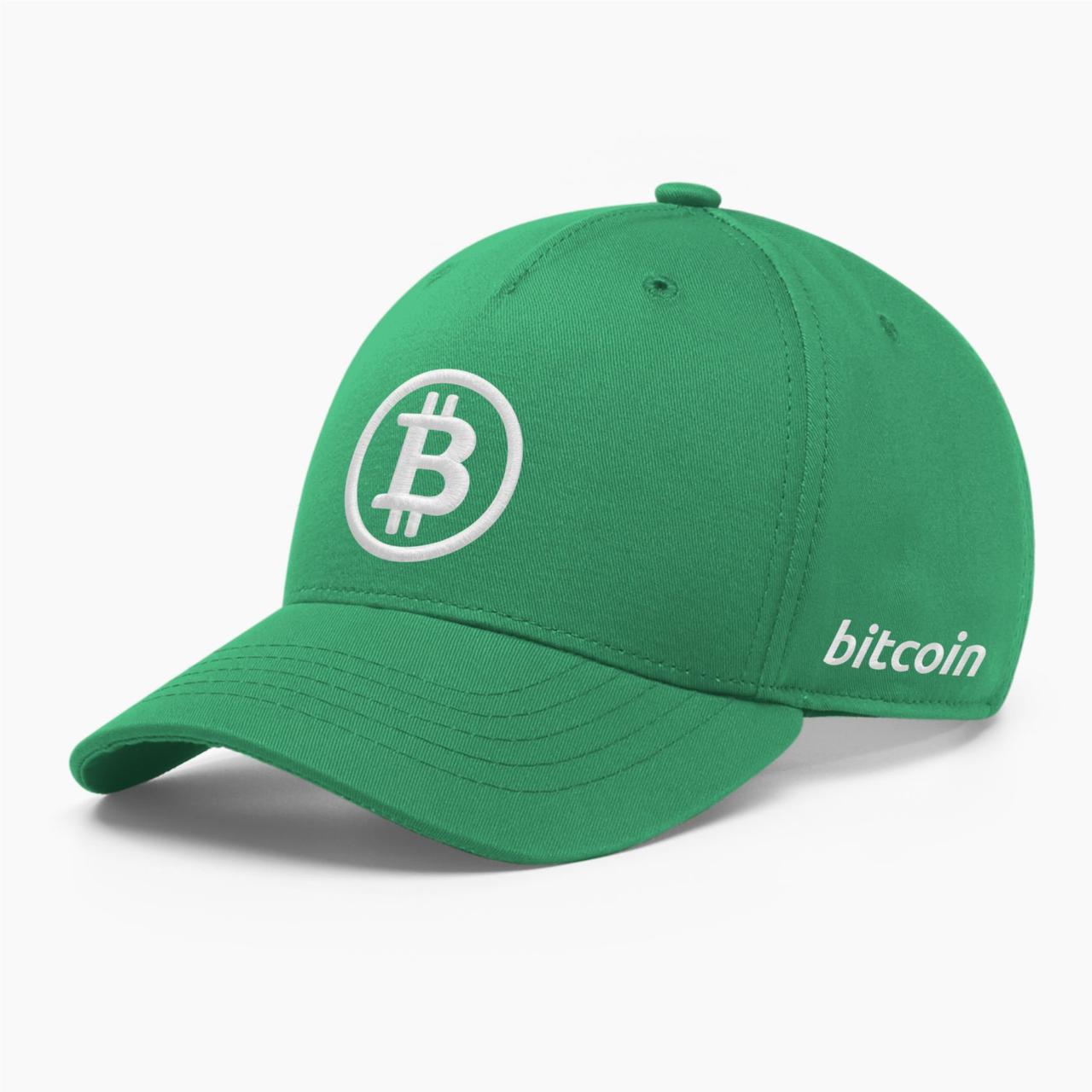 Кепка бейсболка INAL Біткоін Bitcoin BTC S / 53-54 Зелений 1553, фото 1