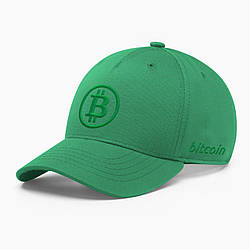 Кепка бейсболка INAL Біткоін Bitcoin BTC S / 53-54 Зелений 2353