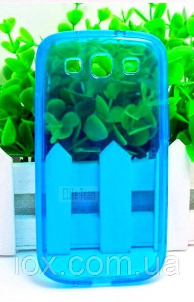 Силіконовий чохол для Samsung Galaxy S3 м'який синій