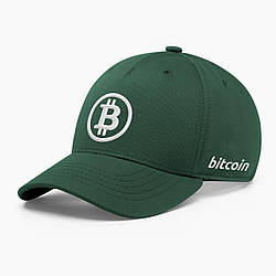 Кепка бейсболка INAL Біткоін Bitcoin BTC S / 53-54 Зелений 11653