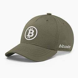 Кепка бейсболка INAL Біткоін Bitcoin BTC S / 53-54 Хакі 16353