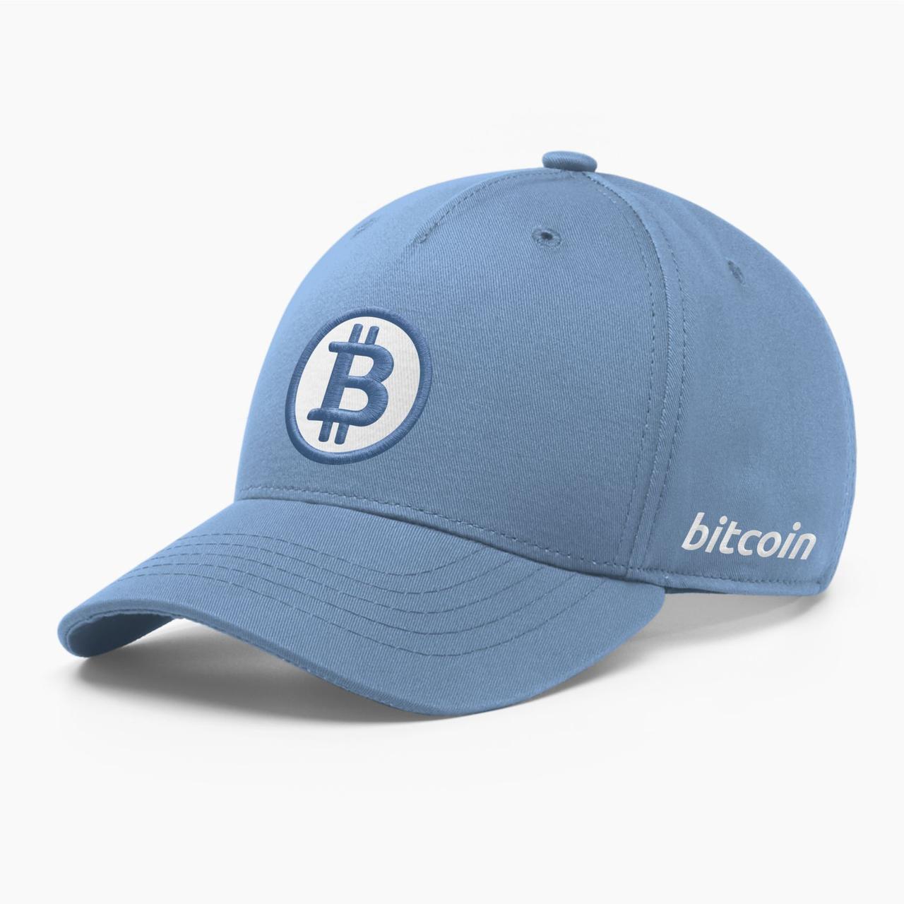 Кепка бейсболка INAL Биткоин Bitcoin BTC M / 55-56 RU Синій 22855