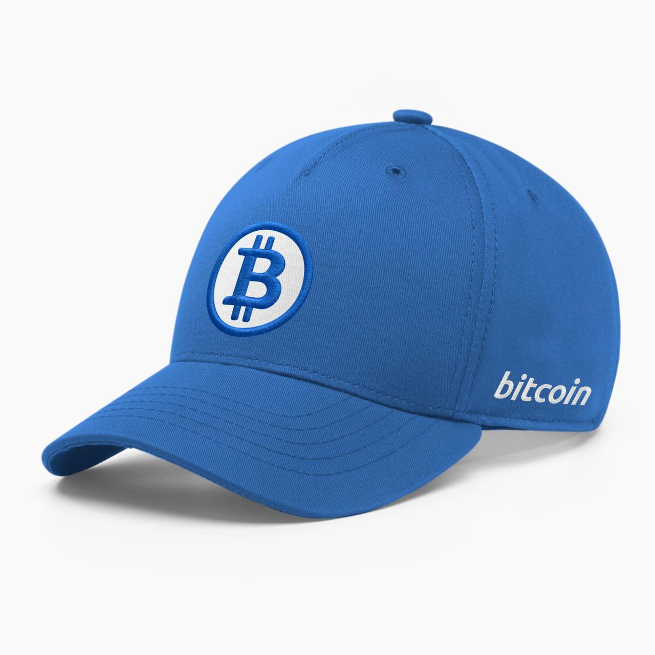 Кепка бейсболка INAL Биткоин Bitcoin BTC M / 55-56 RU Синий 30755