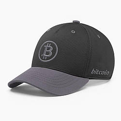 Кепка бейсболка INAL Біткоін Bitcoin BTC S / 53-54 Чорний/ Сірий 54953