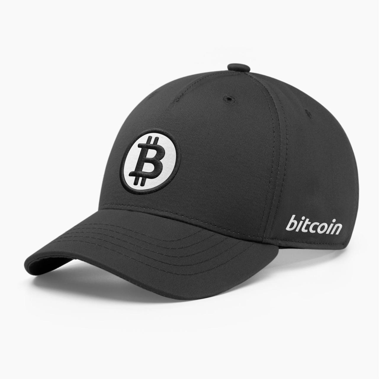 Кепка бейсболка INAL Біткоін Bitcoin BTC S / 53-54 Чорний 56353
