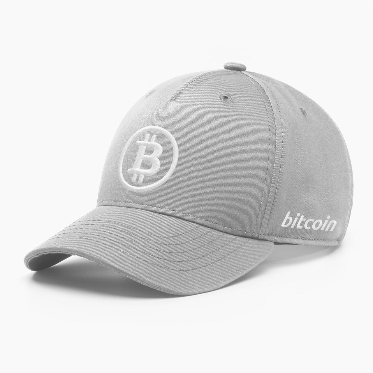 Кепка бейсболка INAL Біткоін Bitcoin BTC S / 53-54 Світло-сірий 64253, фото 1