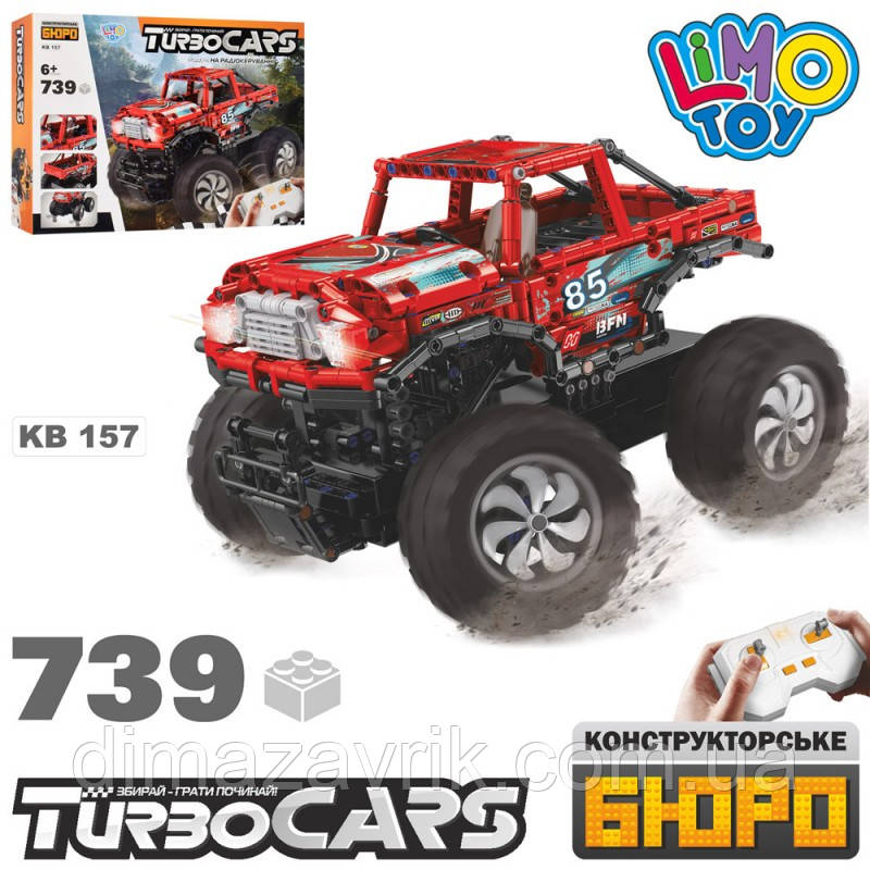 Конструктор Limo Toy KB 157 "Красный Monster Truck​​​​​​​" 739 деталей