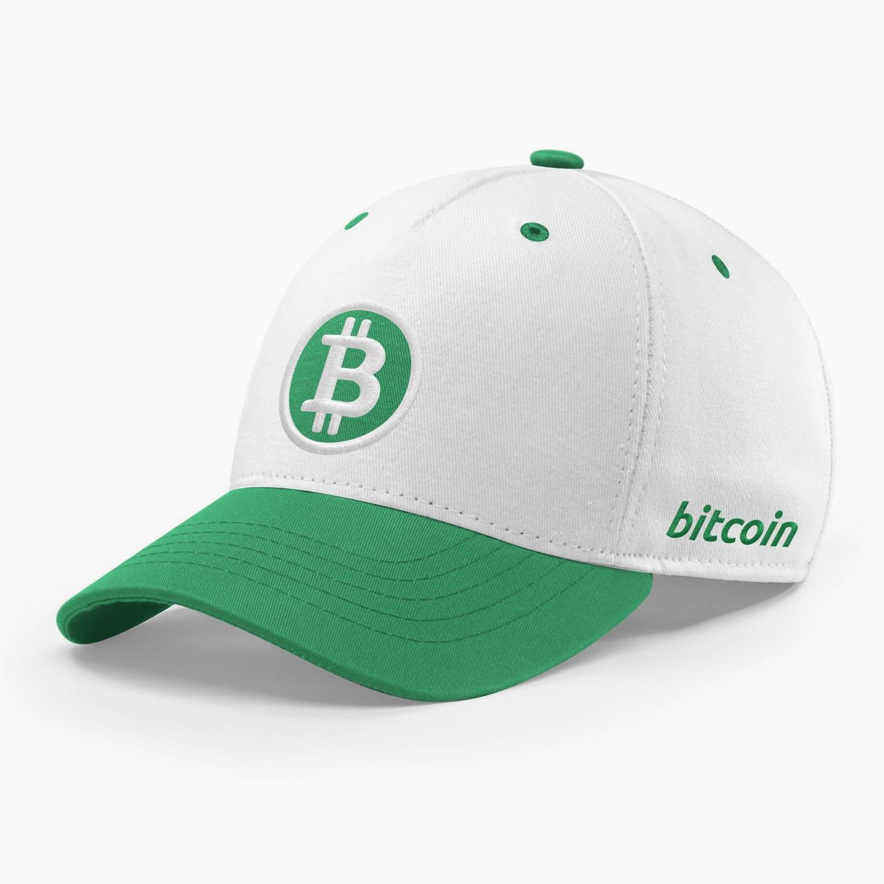 Кепка бейсболка INAL Биткоин Bitcoin BTC M / 55-56 RU Білий 68755