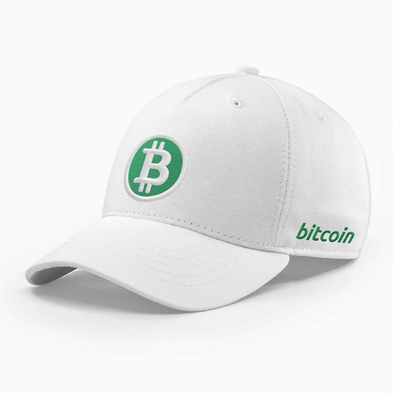 Кепка бейсболка INAL Біткоін Bitcoin BTC S / 53-54 Білий 70653
