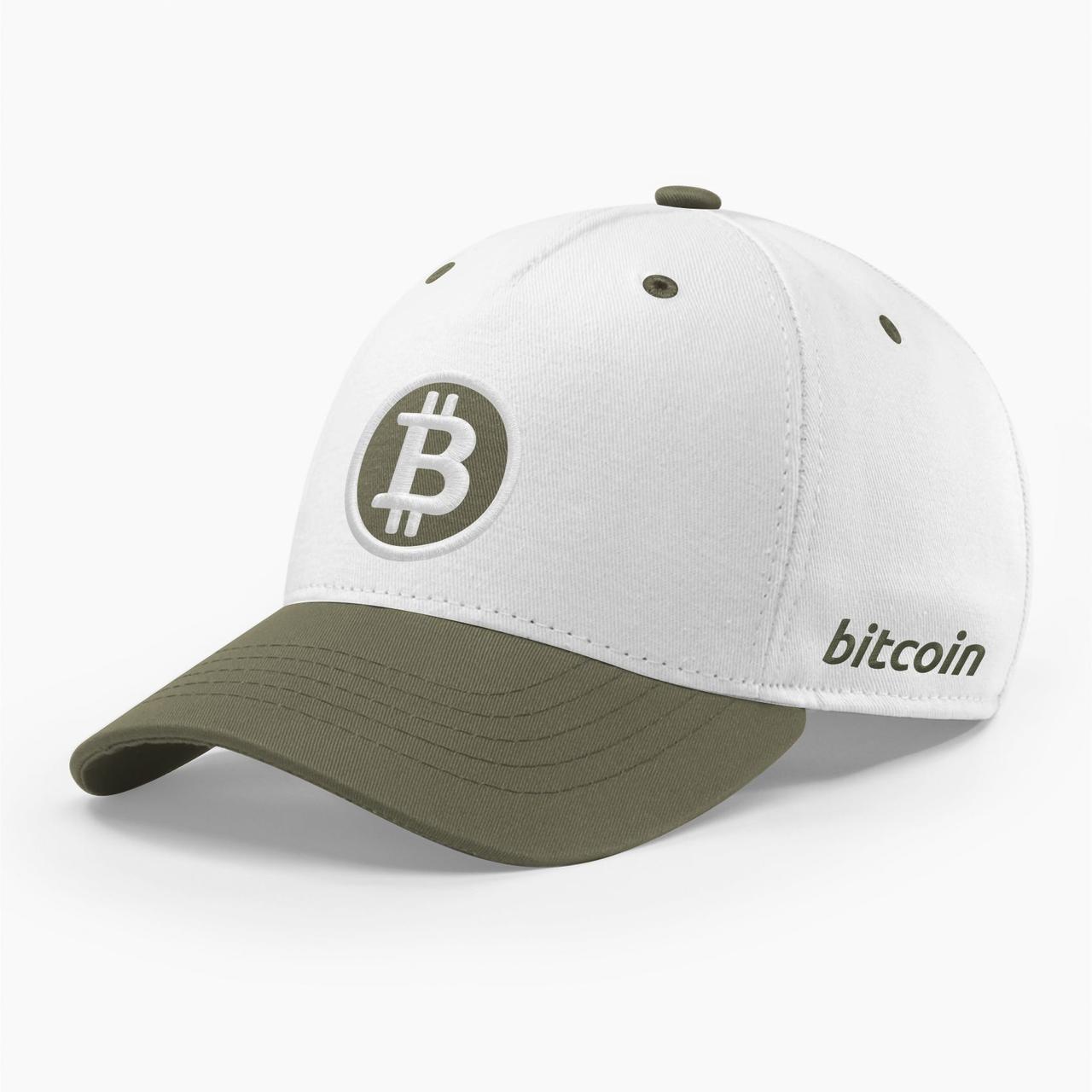 Кепка бейсболка INAL Біткоін Bitcoin BTC S / 53-54 Білий 80653