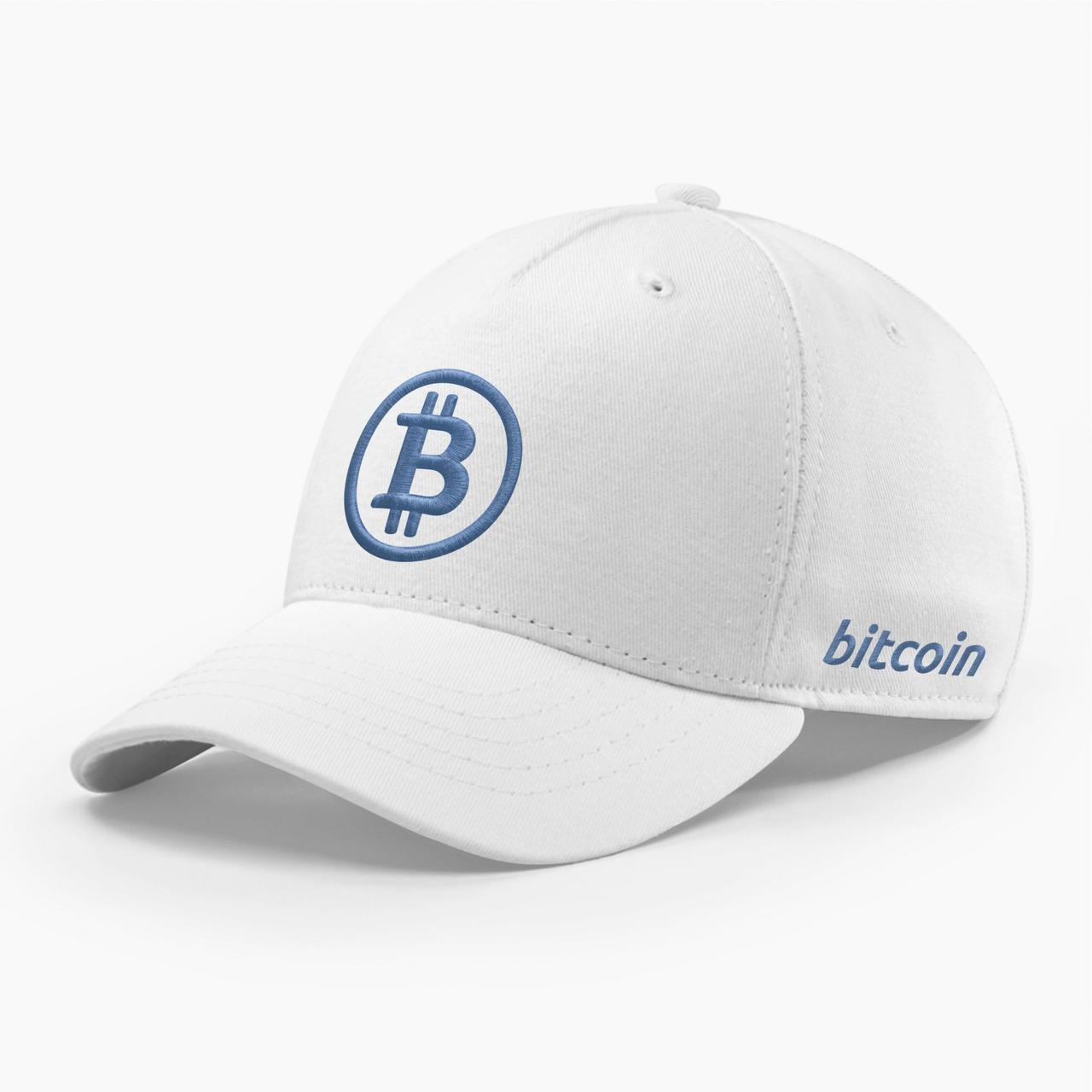 Кепка бейсболка INAL Біткоін Bitcoin BTC S / 53-54 Білий 92453, фото 1