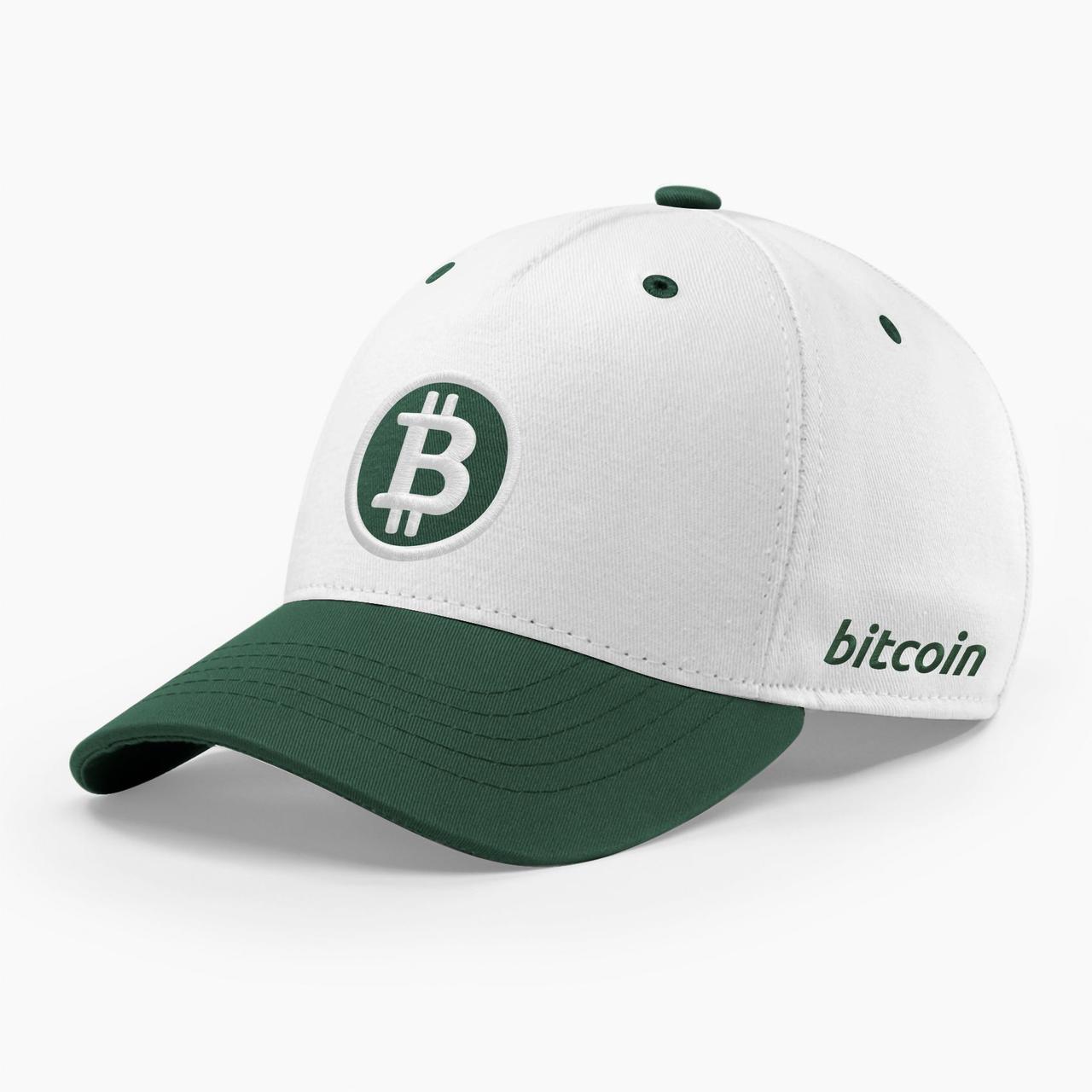 Кепка бейсболка INAL Біткоін Bitcoin BTC S / 53-54 Білий 92553
