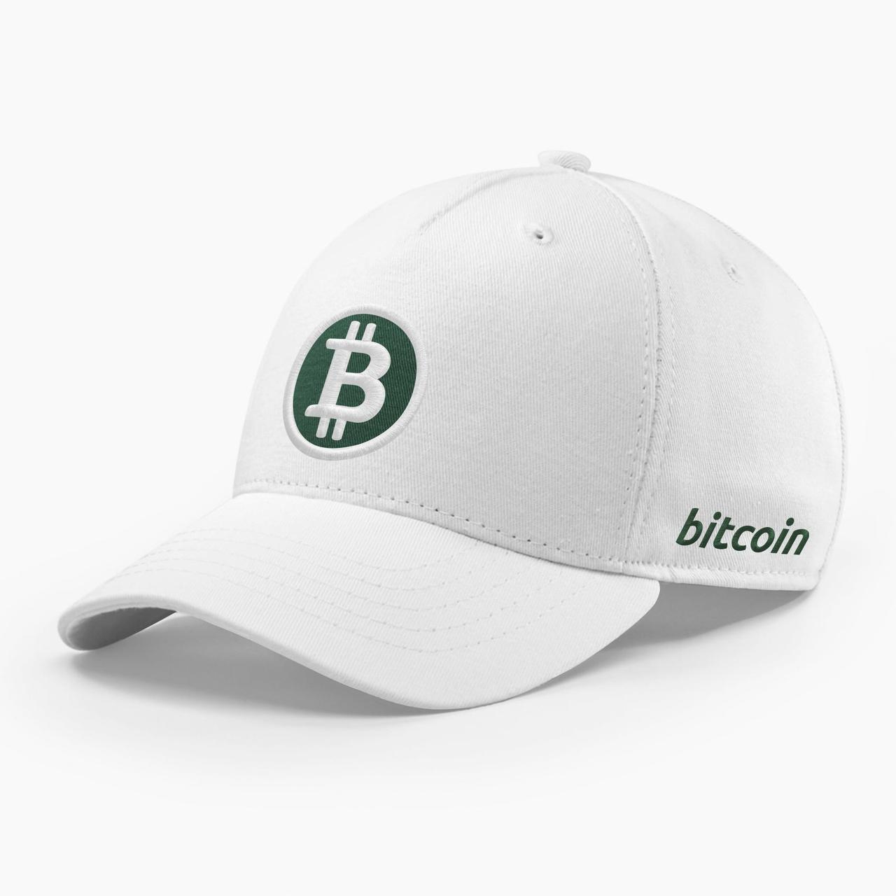 Кепка бейсболка INAL Біткоін Bitcoin BTC S / 53-54 Білий 94053