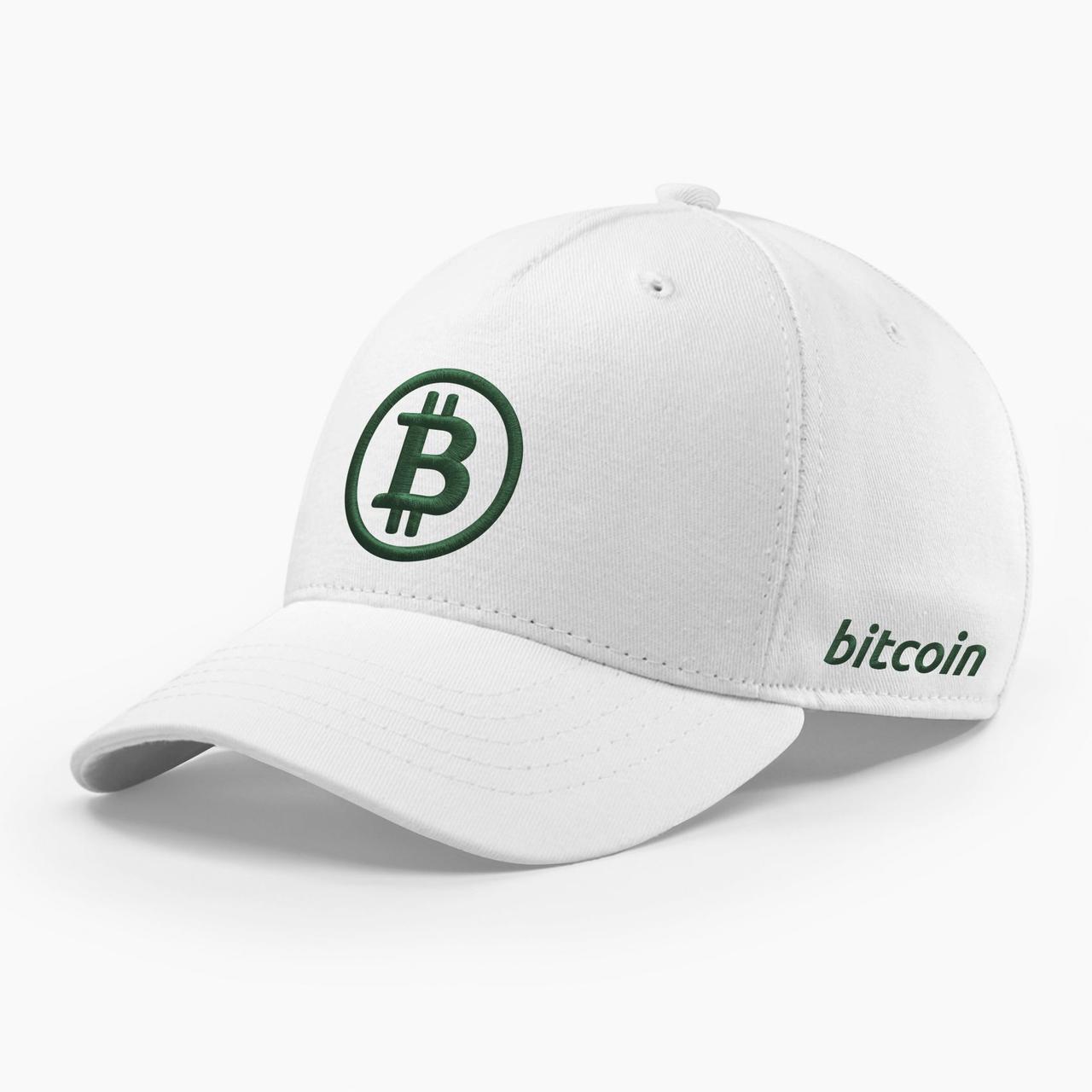 Кепка бейсболка INAL Біткоін Bitcoin BTC S / 53-54 Білий 94553