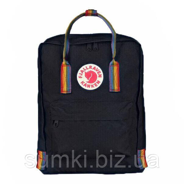 Рюкзаки kanken fjallraven оригінал сумка канкен Веселка портфель ранець Rainbow з райдужними ручками