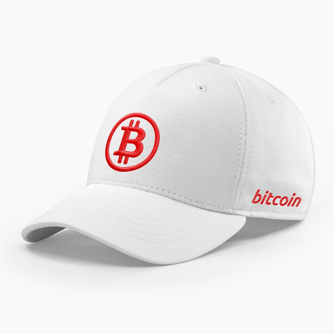 Кепка бейсболка INAL Біткоін Bitcoin BTC S / 53-54 Білий 94953
