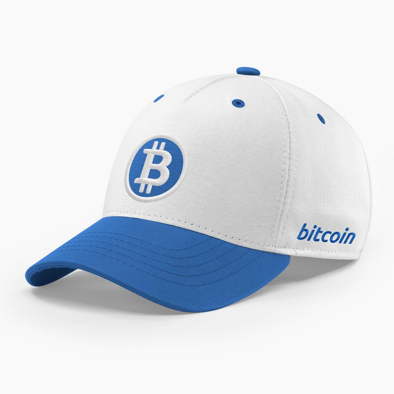 Кепка бейсболка INAL Біткоін Bitcoin BTC S / 53-54 Білий 123153