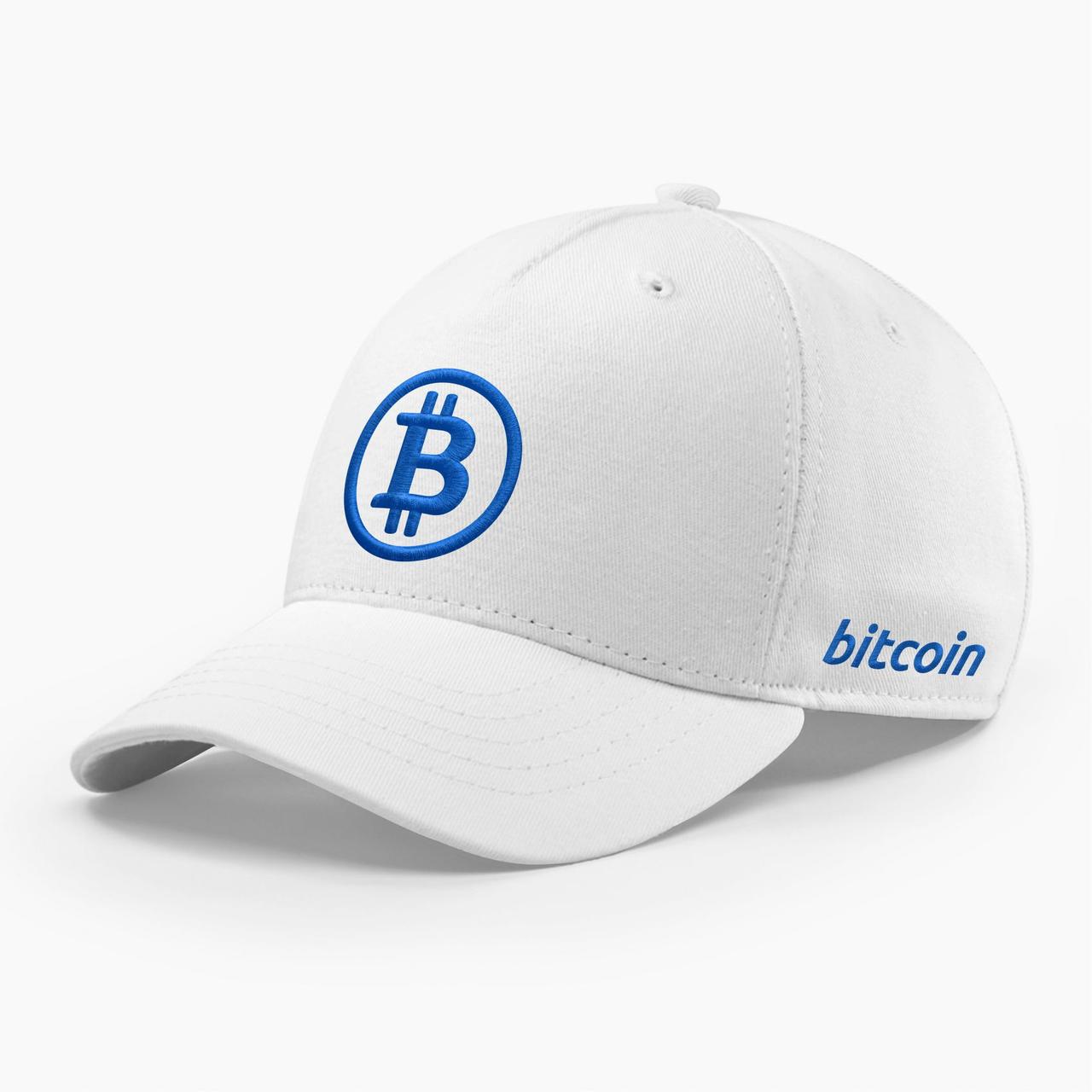 Кепка бейсболка INAL Біткоін Bitcoin BTC S / 53-54 Білий 125953, фото 1