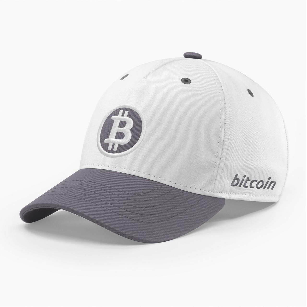 Кепка бейсболка INAL Біткоін Bitcoin BTC S / 53-54 Білий 126053
