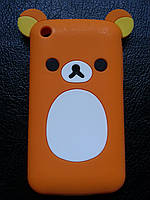 Силіконовий чохол "Помаранчевий ведмедик Rilakkuma"