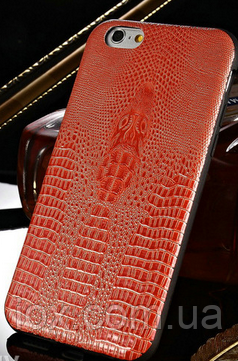 Червоний чохол Шкіра крокодила для iPhone 6/6s