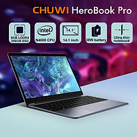 CHUWI HeroBook Pro 14.1 inch Intel N4000 8GB 256GB SSD 38Wh