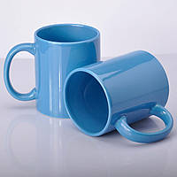 Чашка для сублимации FULL COLOR 330 мл (голубой) Новинка