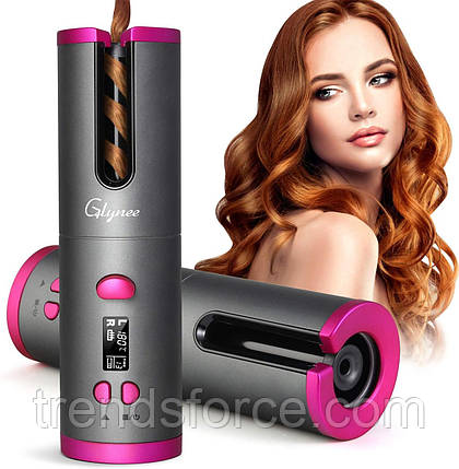 Автоматична плойка для завивання волосся Glynee Cordless Curls Ramindong RD-060 184259, фото 1
