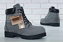 Жіночі черевики коричневі сірі Timberland (03989), фото 6