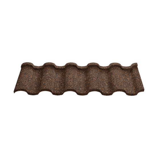 Композитна черепиця Novatik NATURA ROMAN brown earth (коричневий)