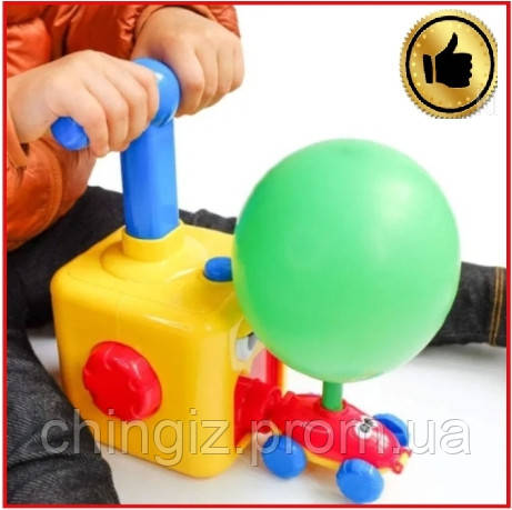 Іграшка аэромобиль Balloon car, машинка з надувним повітряною кулькою