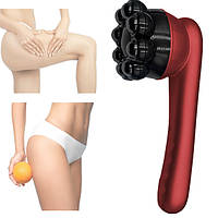 Інфрачервоний антицелюлітний вібромасажер з підігрівом Magnetic Heat Massager Червоний