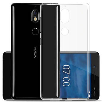 Прозорий силіконовий чохол для Nokia (Нокиа) 7