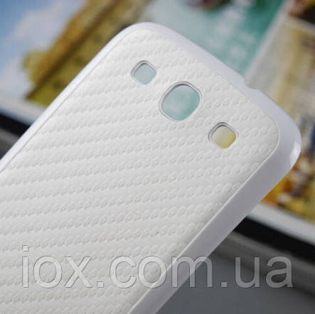 Задня біла рефлена кришка для Samsung Galaxy S3
