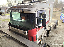 Производство и замена лобового стекла триплекс на грузовике Scania 4 в Никополе (Украина). 4