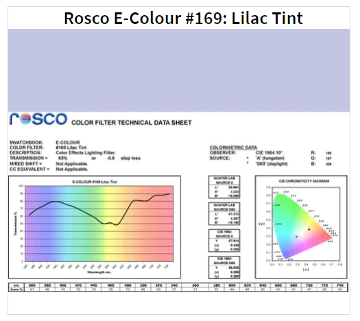 Фильтр Rosco E-Colour+ 169 Lilac Tint Roll (61692) - фото 1 - id-p1314173088