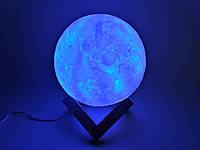 Ночник Луна 3D moon lamp 13см 6 режимов