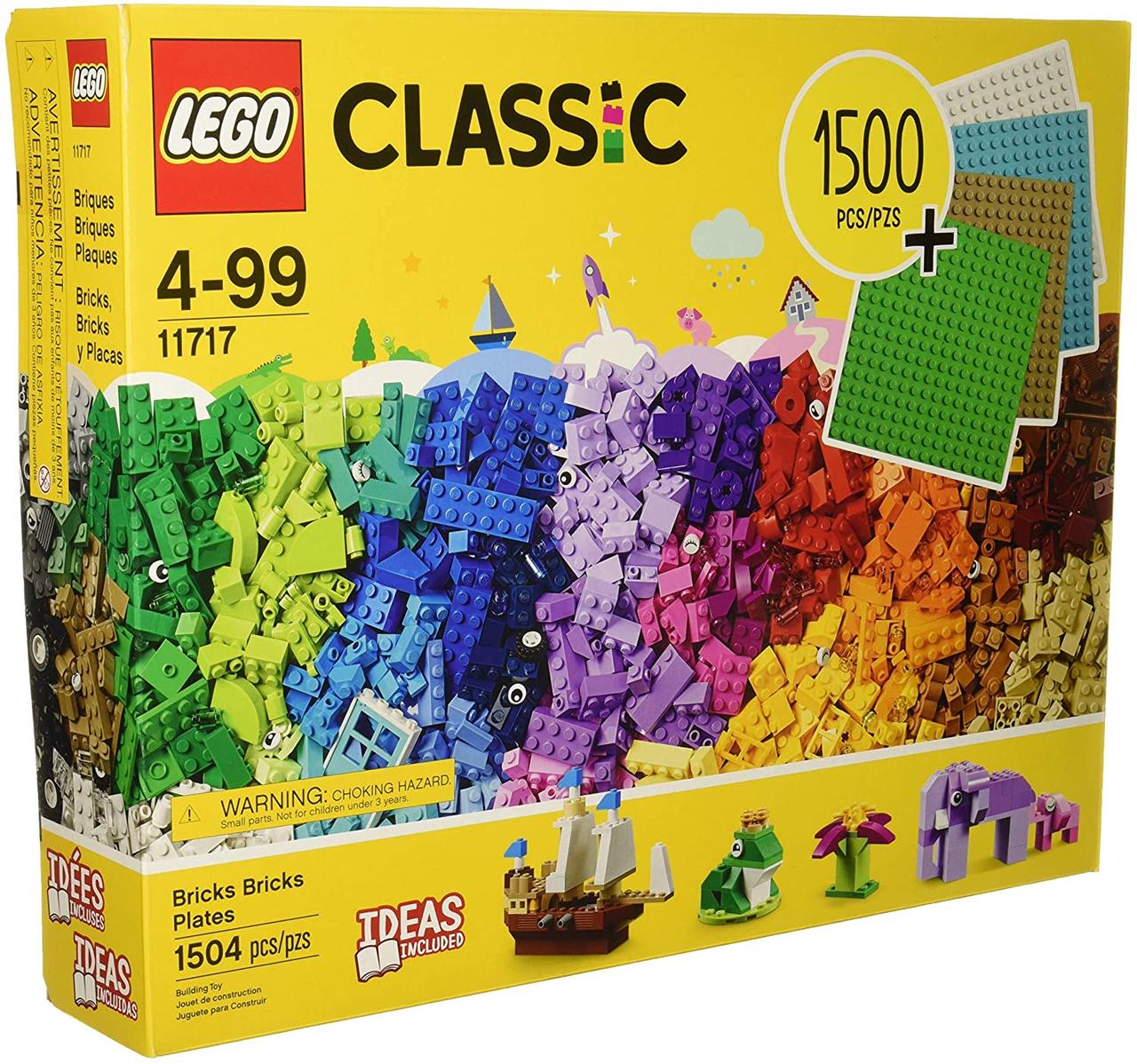 LEGO Classic Bricks Plates меганабір для творчості великого розміру 1504 шт (11717)