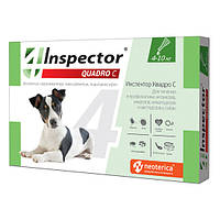 Инспектор Quadro С (Inspector) капли для собак,1 пипетка 4-10 кг