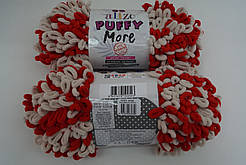 Alize Puffy More (Пуфі Море) - 6286 св. беж, червоний