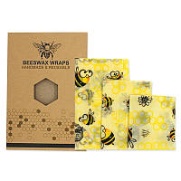 Набор восковых салфеток Beeswax Wraps 3 шт