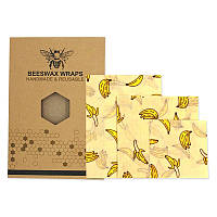 Набор восковых салфеток Beeswax Wraps 3 шт