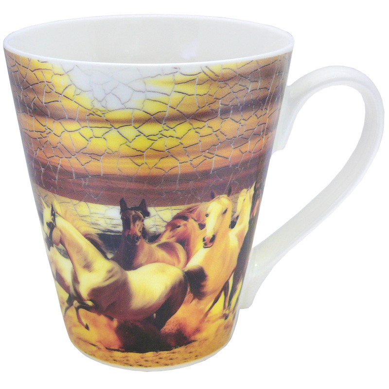 Кружка Коні 300 мл., фото 1
