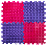 Акупунктурний масажний килимок Лотос 4 елемента Ортек Україна, фото 2