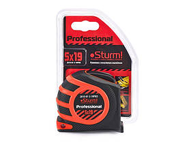 Рулетка 5 мх19 мм посилений магніт Sturm 2010-01-5-19PRO (зчитувати опис)