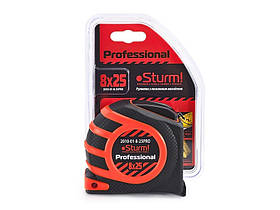 Рулетка 8 мх25 мм посилений магніт Sturm 2010-01-8-25PRO (зчитувати опис)