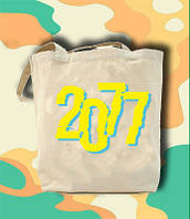 Еко-сумка, шоппер повсякденна з принтом Cyberpunk (2077)